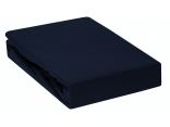 Prześcieradło Jersey z gumką granatowe  90x200    009 granat